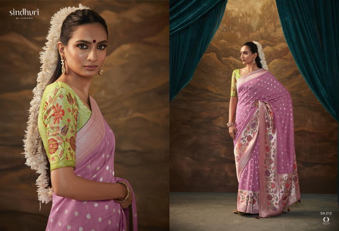 Sindhuri Sakhi By Kimora Paithani Wedding Sarees Catalog